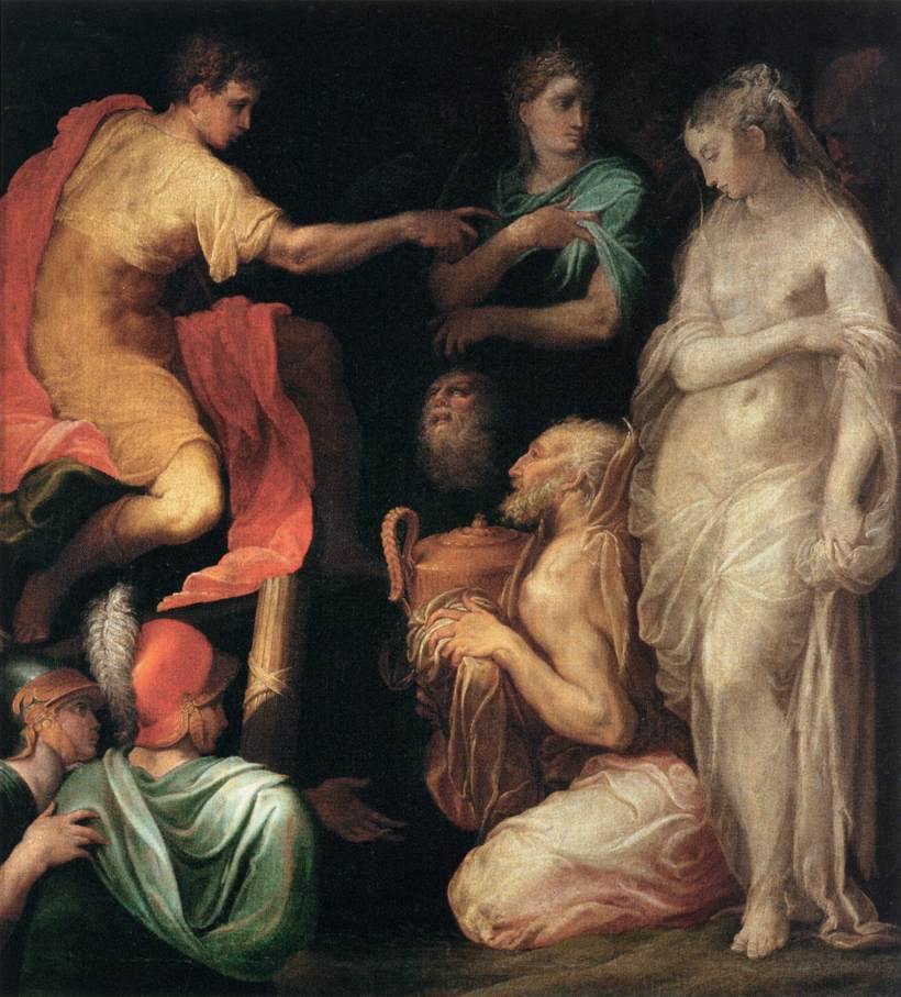 pintura La Continencia De Escipión - Abbate Niccolo dell