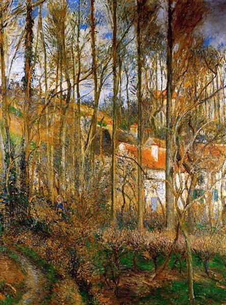 pintura La Cote Des Boeurs En Lhermitage, Cerca De Pontoise - Camille Pissarro