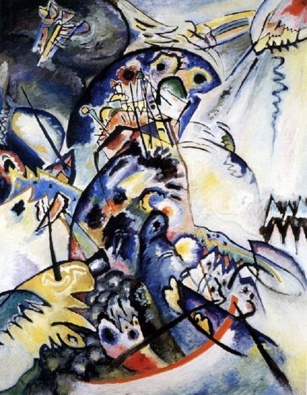 pintura La Cresta Azul - Wassily Kandinsky