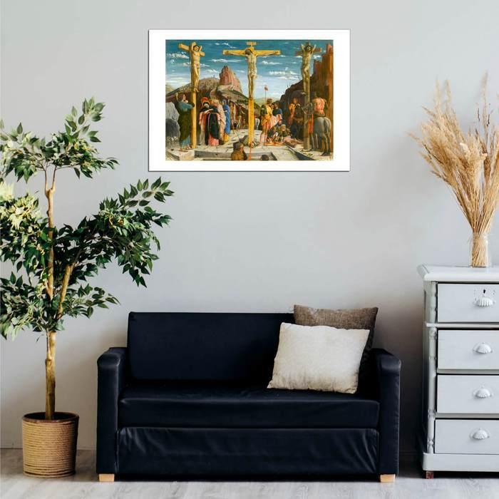 pintura La Crucifixión - Andrea Mantegna