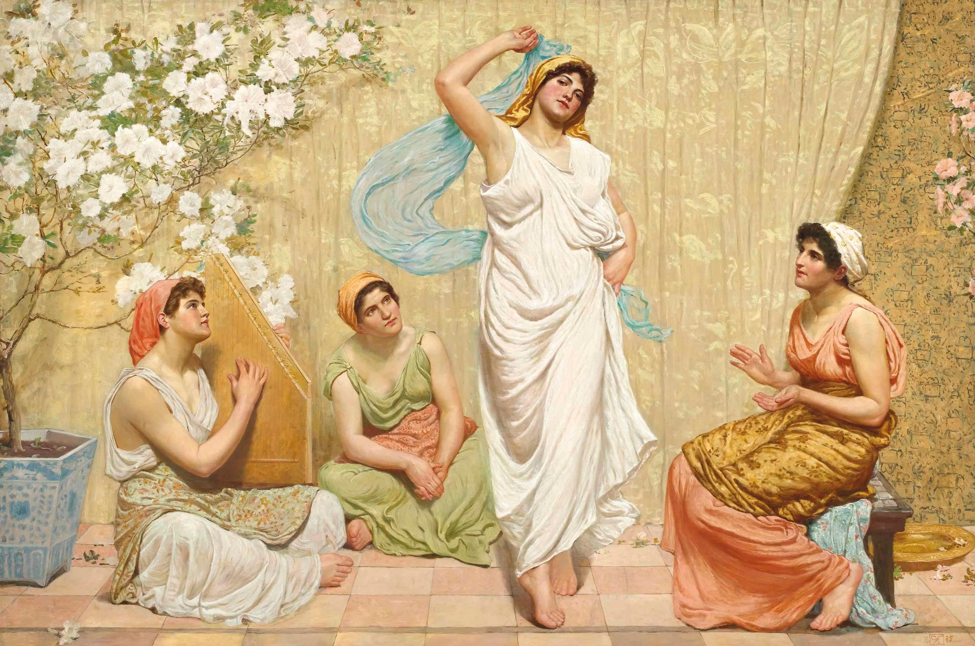 pintura La Danza De Salomé - Robert Fowler