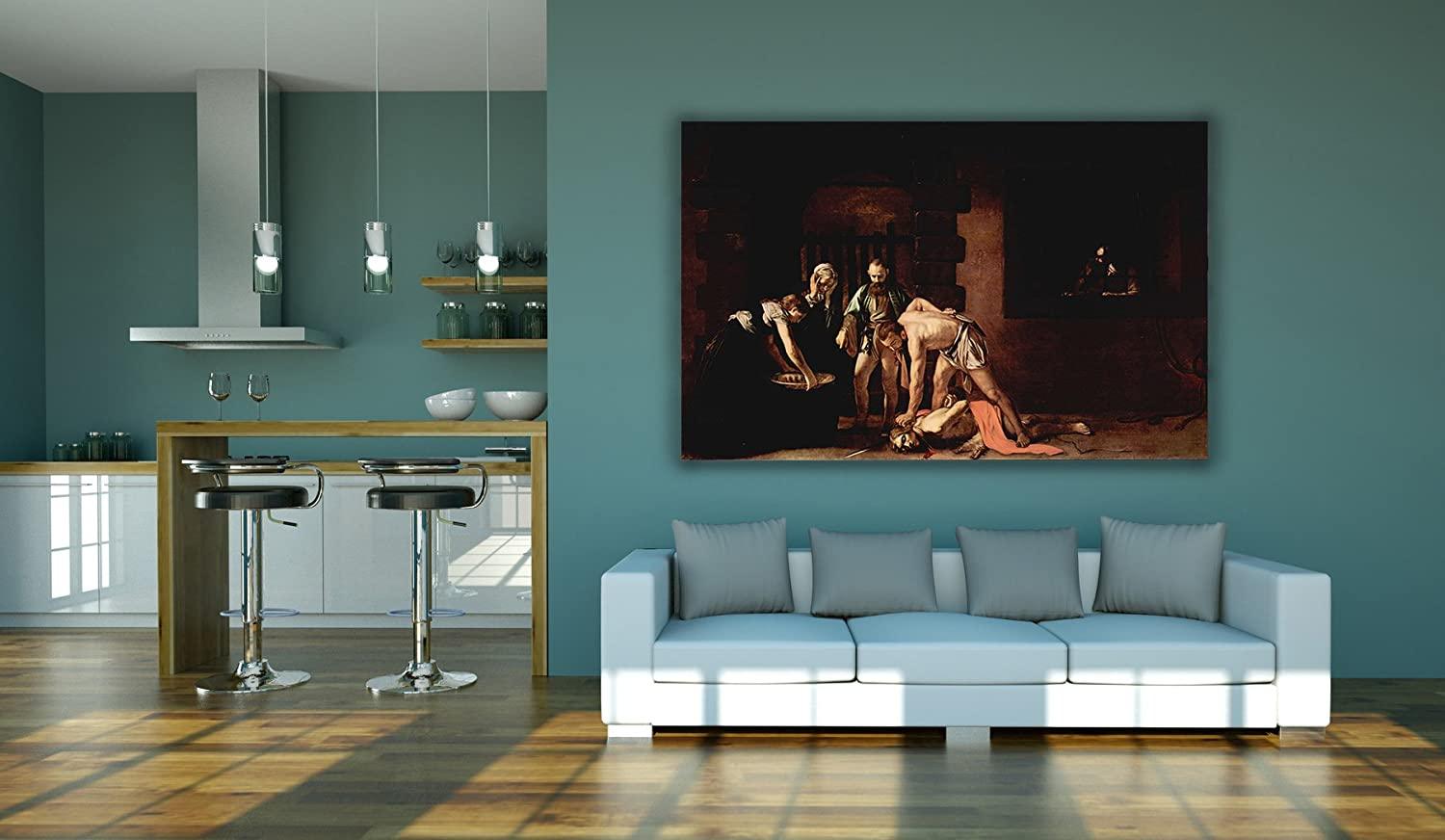 pintura La Decapitación De San Juan Bautista - Caravaggio