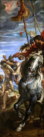 L'elevazione della croce (pannello a destra)