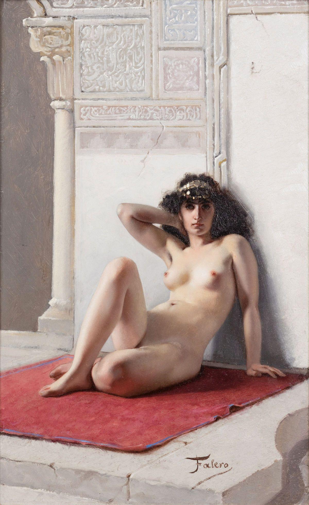 pintura La Favorita - Luis Ricardo Falero