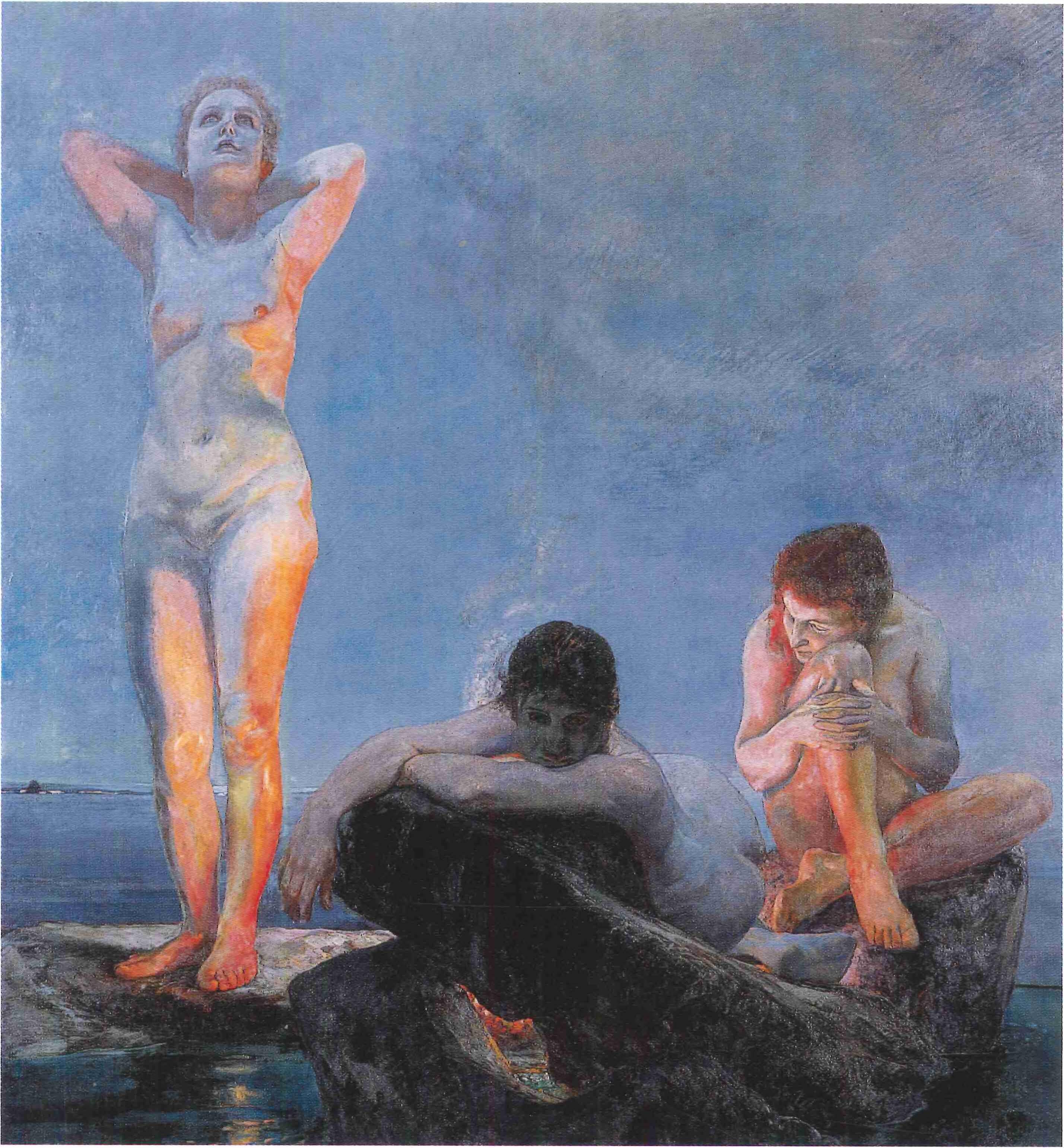 pintura La Hora Azul - Max Klinger