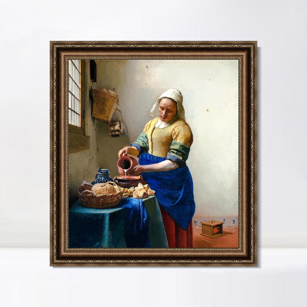 pintura La Lechera - Johannes Vermeer
