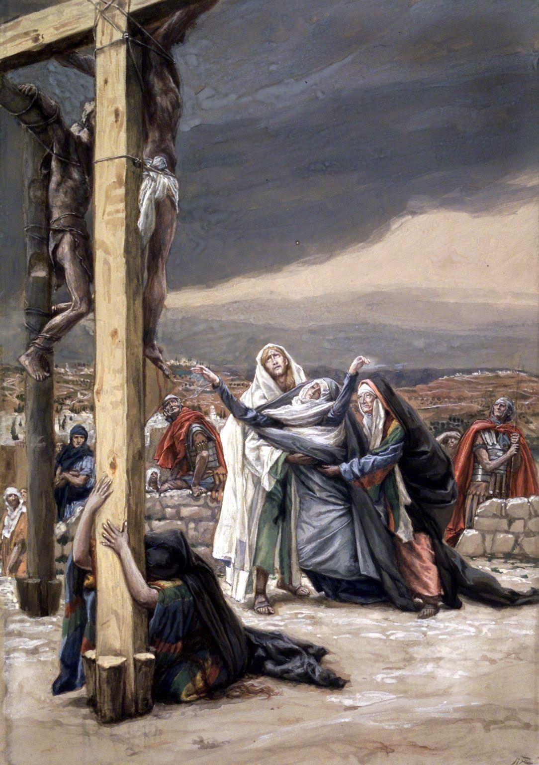 pintura La Madre Dolorosa - James Tissot