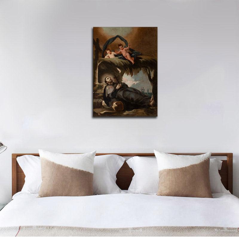 pintura La Muerte de San Francisco Javier - Francisco Goya