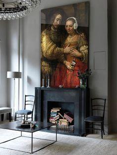 pintura La Novia Judía - Rembrandt