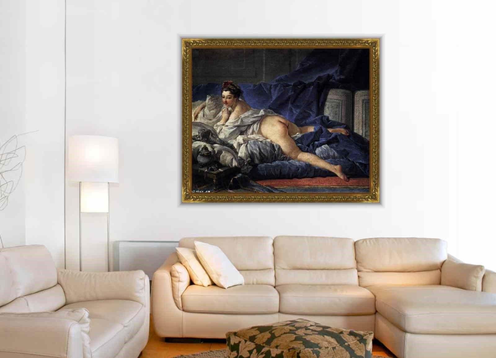 pintura La Odalisca Morena - François Boucher