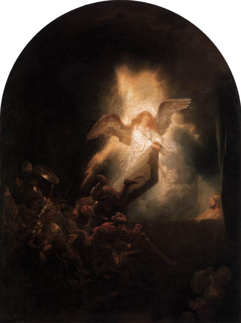 pintura La Resurrección - Rembrandt