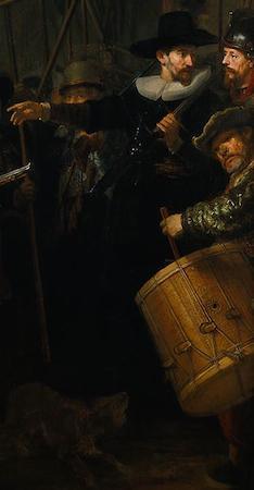 pintura La Ronda De Noche - Rembrandt