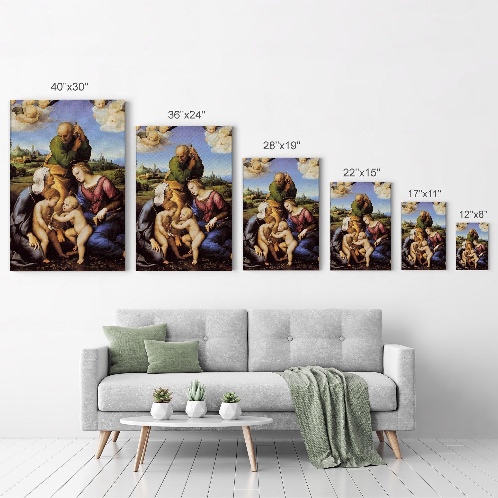 pintura La Sagrada Familia Canigiani - Rafael