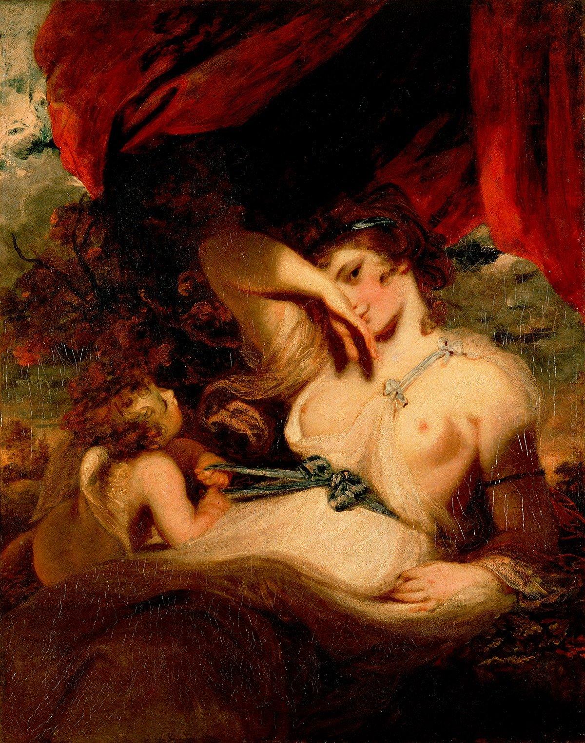 pintura La Serpiente En La Hierba - Joshua Reynolds