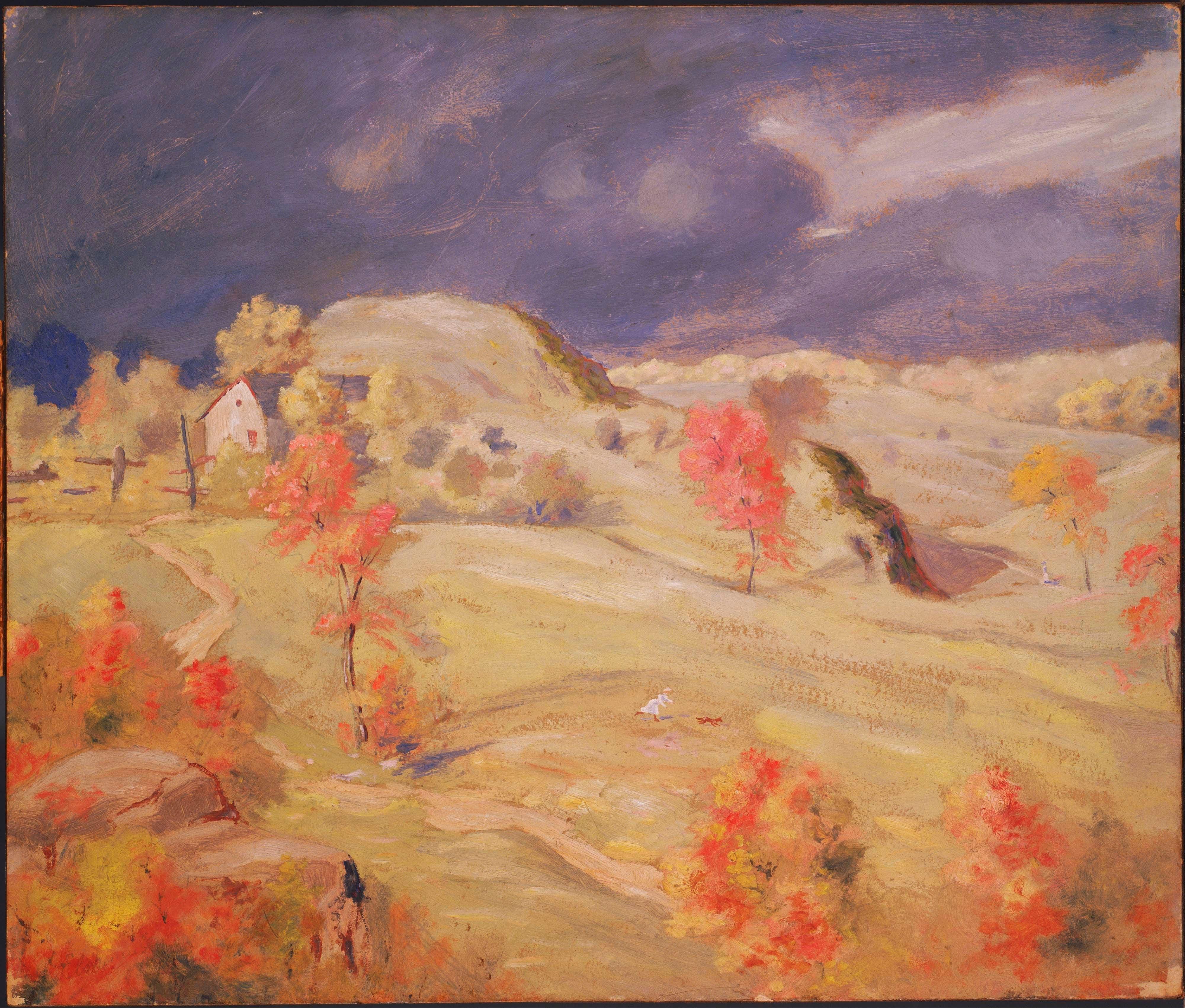 pintura La Tormenta Se Acerca - Louis Eilshemius