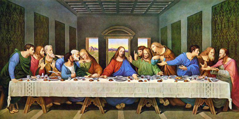 pintura La Última Cena - Leonardo Da Vinci