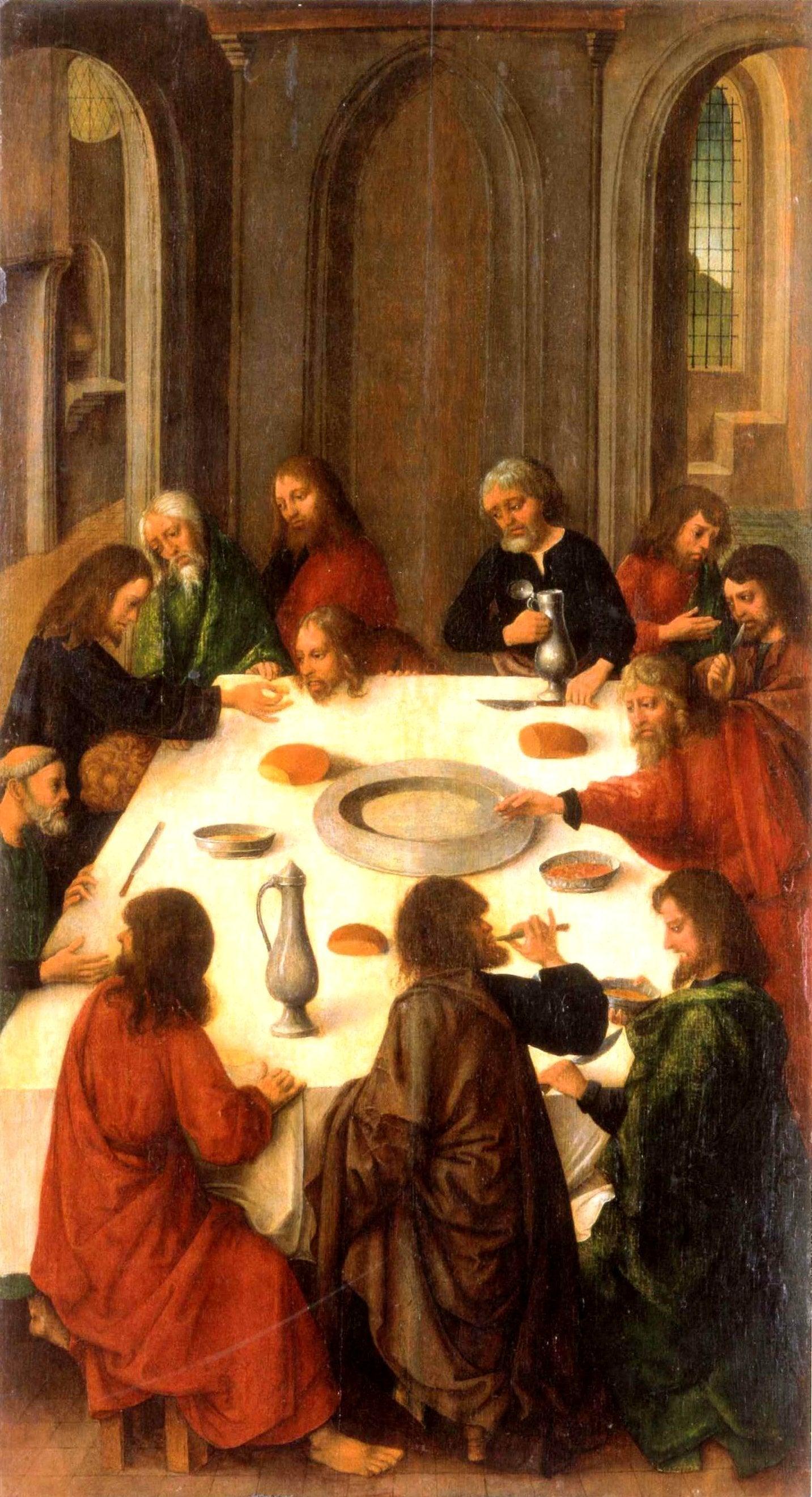 pintura La Última Cena - Maestro De Virgo Entre Virgines
