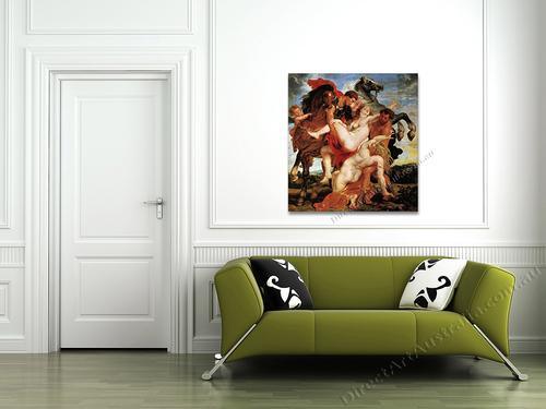 pintura La Violación De Las Hijas De Leucipo (El Rapto de las Hijas de Leucipo) - Peter Paul Rubens