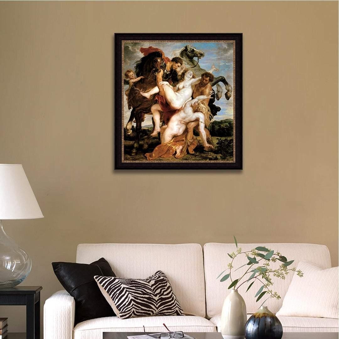 pintura La Violación De Las Hijas De Leucipo (El Rapto de las Hijas de Leucipo) - Peter Paul Rubens