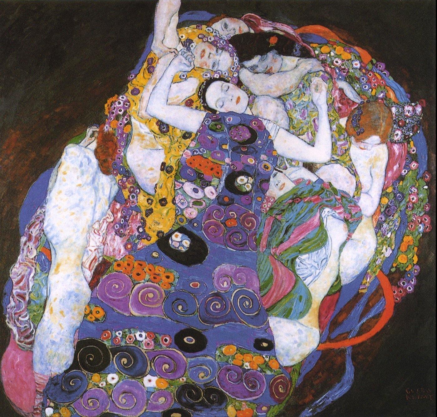 pintura La Virgen - (La Doncella) Klimt