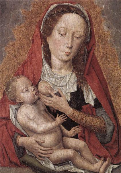 pintura La Virgen Y El Niño - Hans Memling