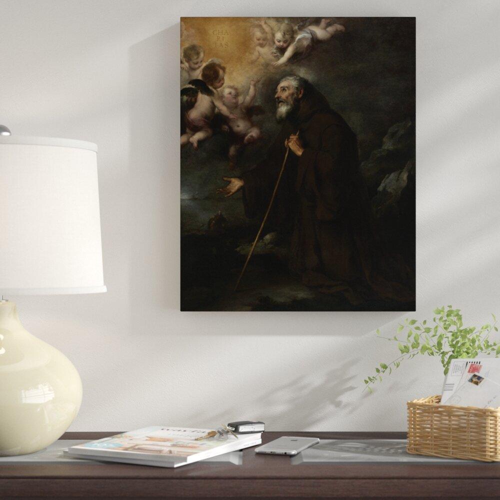 pintura La Visión de San Francisco de Paula - Bartolomé Esteban Murillo
