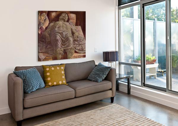 pintura Lamentación Sobre Cristo muerto - Andrea Mantegna