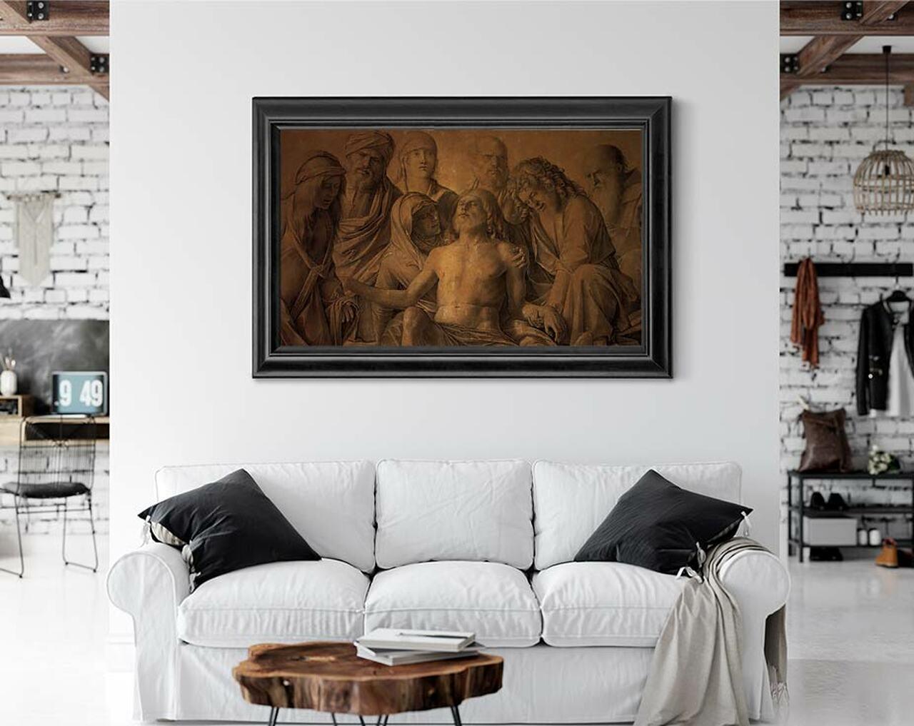 pintura Lamentación sobre Cristo Muerto - Giovanni Bellini