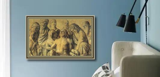 pintura Lamentación sobre Cristo Muerto - Giovanni Bellini