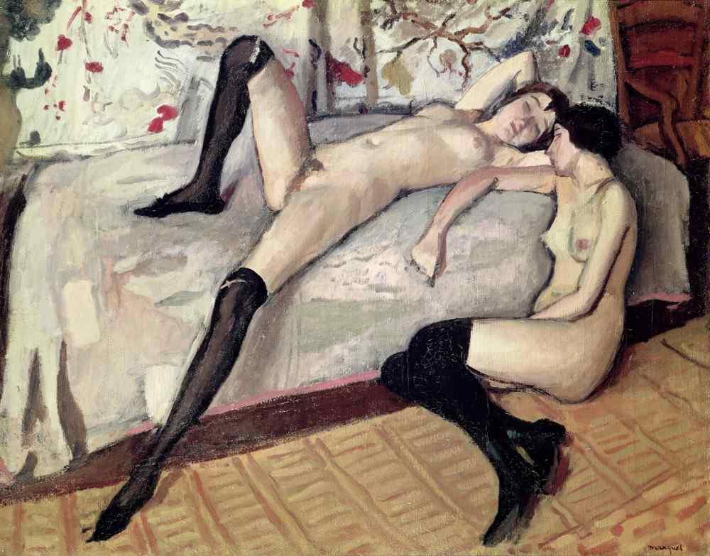 pintura Las Dos Amigas - Albert Marquet