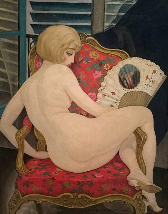 pintura Lili, Verano Caluroso - Gerda Wegener