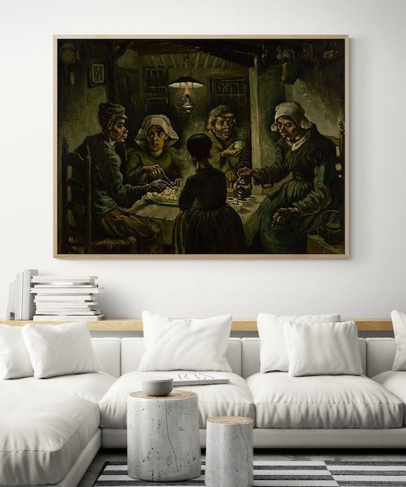 Landmænd spiser kartofler