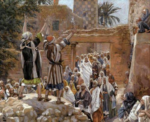 pintura Los Dos Hombres Ciegos En Jericho - James Tissot