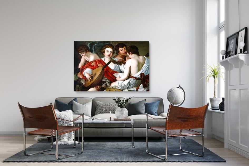 pintura Los Músicos - Caravaggio