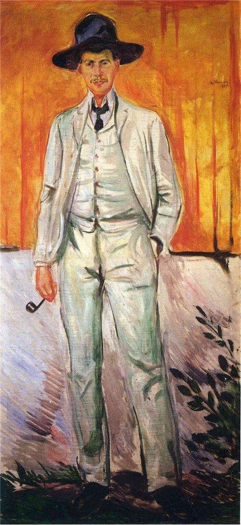 pintura Ludvig Karsten - Edvard Munch