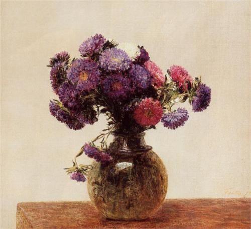 pintura Margaritas De Reinas - Henri Fantin-Latour