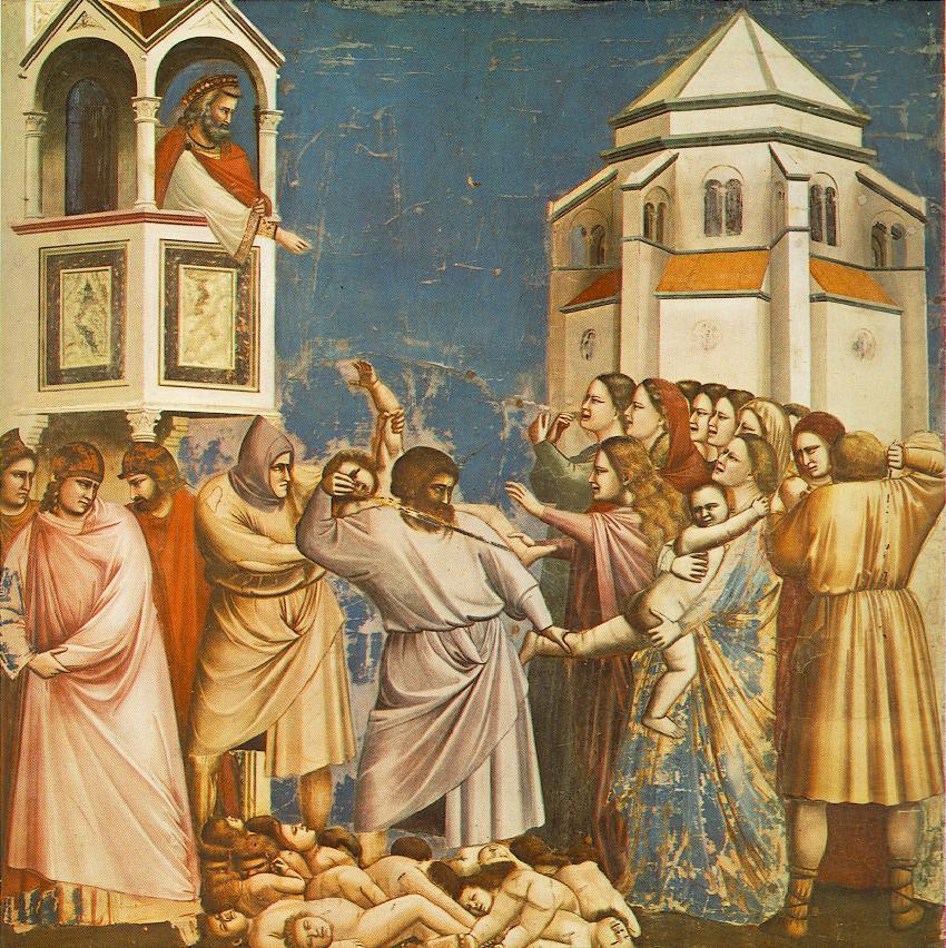 pintura Masacre De Los Inocentes - Giotto Di Bondone