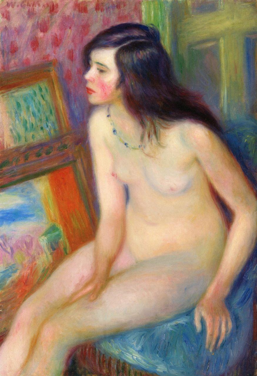 pintura Medalla De Oro Del Templo Desnuda - William Glackens