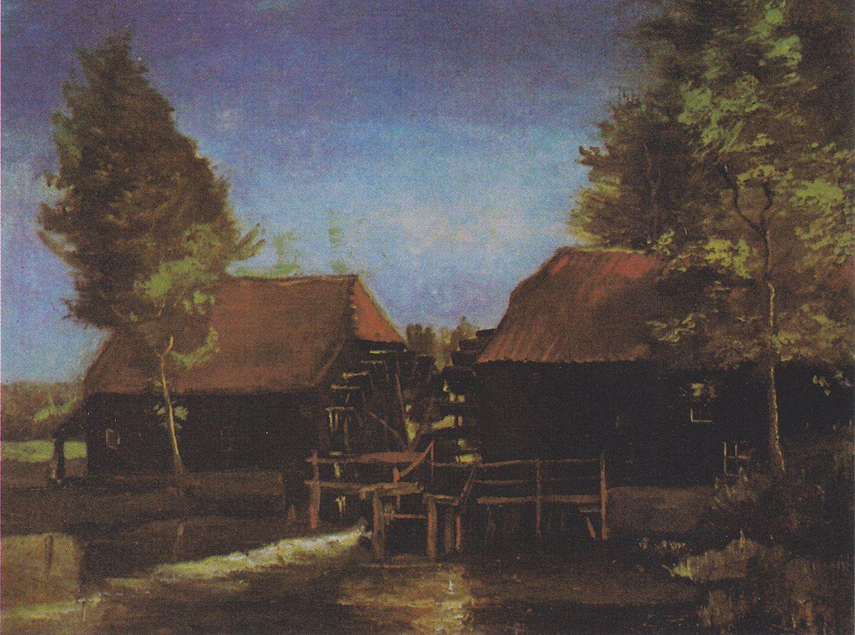 pintura Molino De Agua En Kollen, Cerca De Nuenen - Vincent Van Gogh