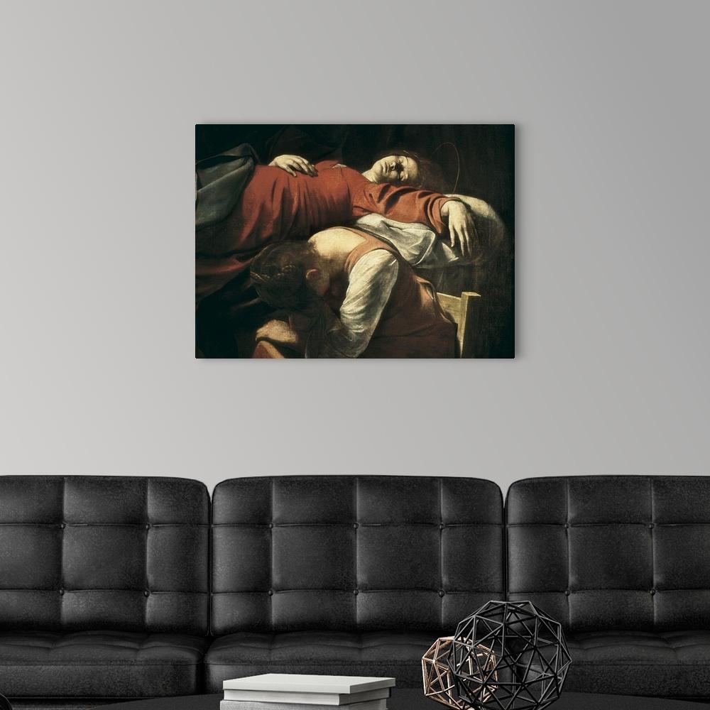 pintura Muerte de la Virgen - Caravaggio