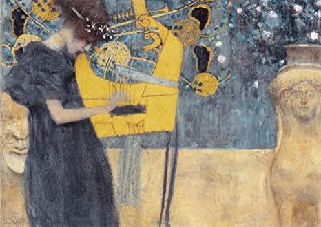 pintura Música - Gustav Klimt