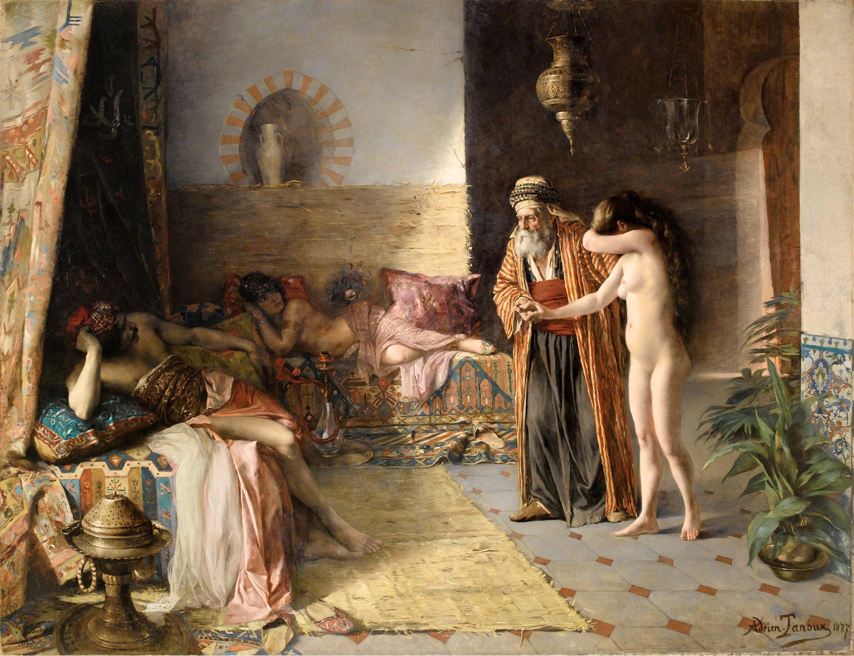pintura Namouna - Henri Adriene Tanoux