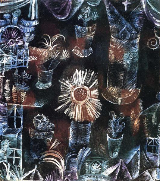 pintura Naturaleza Muerta Con Cardo Bloom - Paul Klee