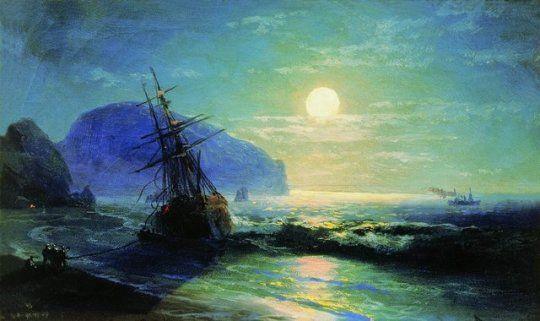 pintura Naufragio Cerca De Gurzuf - Ivan Aivazovsky