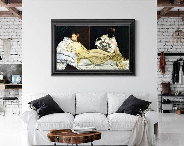 pintura Olimpia - Édouard Manet