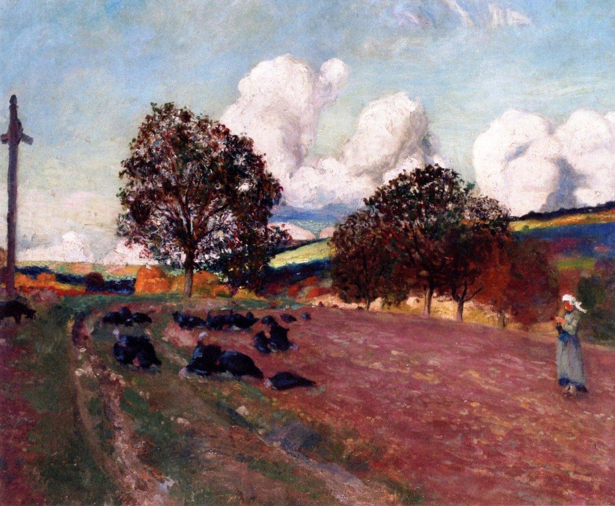 pintura Paisaje Bretón - Robert Delaunay