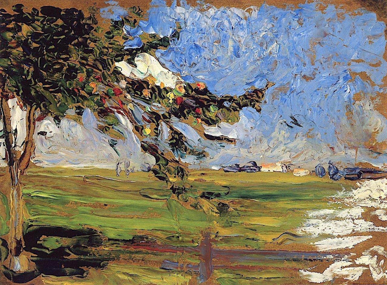 pintura Paisaje Con Manzano - Wassily Kandinsky