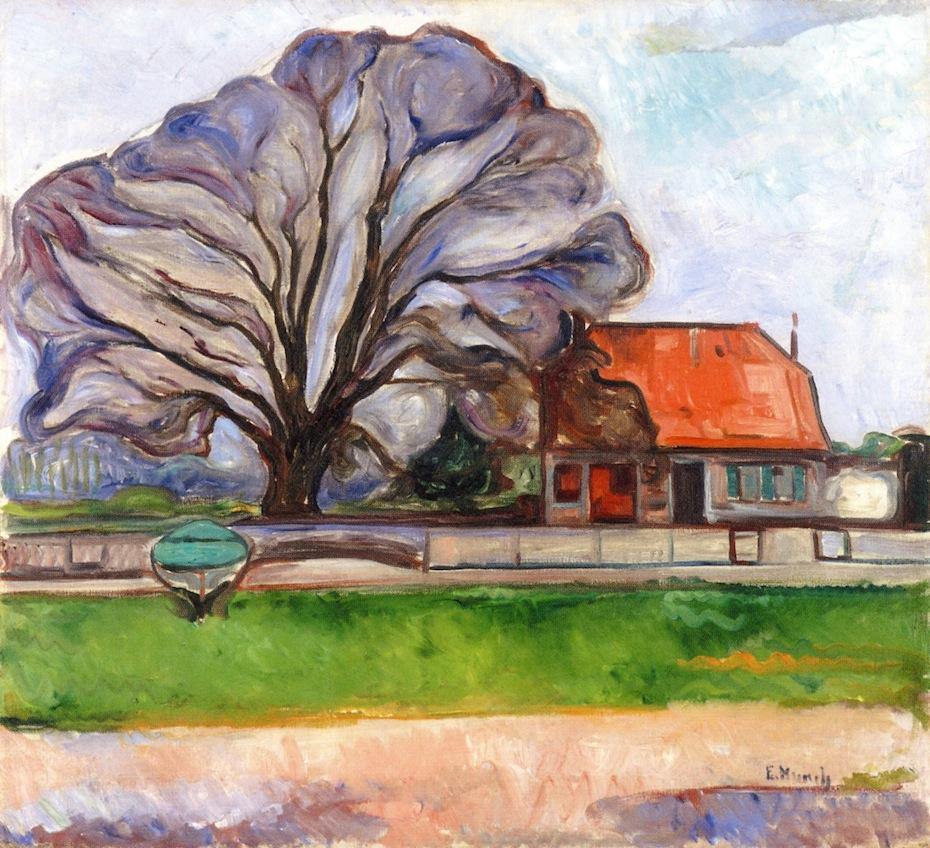 pintura Paisaje De Travemunde - Edvard Munch