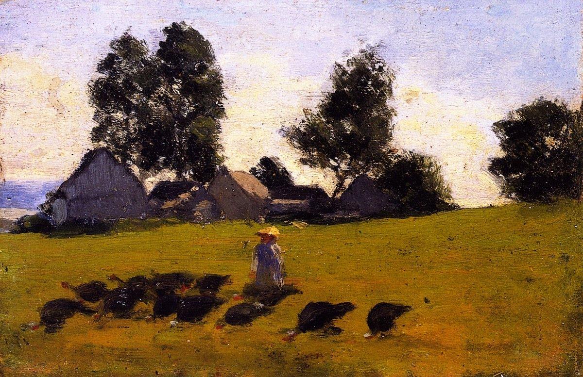 pintura Paisaje En Saint-Joachim - Clarence Gagnon