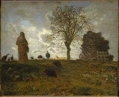 pintura Pajares, Otoño - Jean-Francois Millet